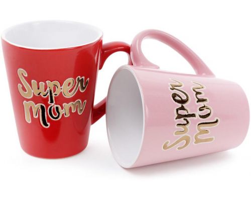 Кружка керамическая "Super Mom" 340мл Кружка керамическая "Super Mom" 340мл