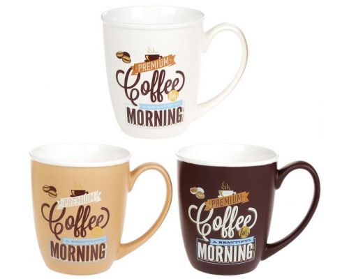 Кружка Morning Coffee 340мл фарфоровая Кружка Morning Coffee 340мл фарфоровая