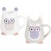 Кружка "Owl Family" 400мл с керамической крышкой
