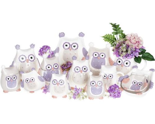 Кружка "Owl Family" 400мл с керамической крышкой Кружка "Owl Family" 400мл с керамической крышкой