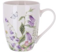 Набор 6 фарфоровых кружек (чашек) Floral 340мл