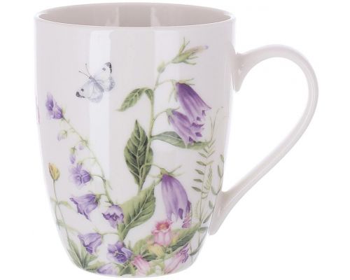Набор 6 фарфоровых кружек (чашек) Floral 340мл