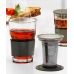 Стакан-заварник ZestGlass Original 415мл с металлическим ситечком и силиконовой защитой (оранжевый)