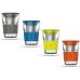 Стакан-заварник ZestGlass Original 415мл с металлическим ситечком и силиконовой защитой (оранжевый)