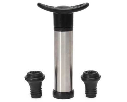 Помпа для вина Vacuum Wine Saver с 2 пробками, вакуумный насос для закупоривания бутылки Помпа для вина Vacuum Wine Saver с 2 пробками, вакуумный насос для закупоривания бутылки