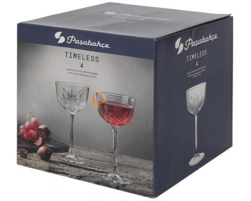 Набор 4 бокала Pasabahce Timeless 160мл коктейльные фужеры