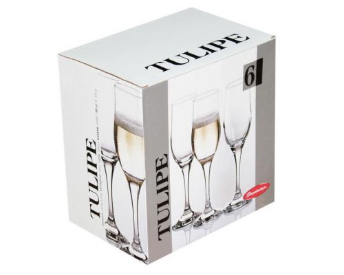 Набор 6 фужеров для шампанского Tulipe 190мл Набор 6 фужеров для шампанского Tulipe 190мл