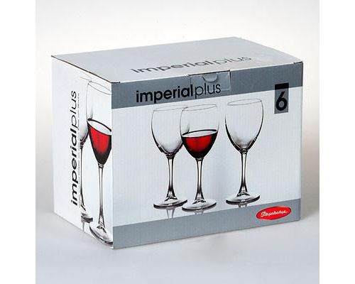 Набор 6 фужеров для вина Imperial Plus 240мл Набор 6 фужеров для вина Imperial Plus 240мл