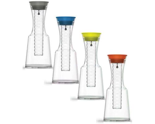 Графин ZestGlass 1100мл для лимонада, вина и освежающих фруктово-ягодных напитков (оранжевая крышка) Графин ZestGlass 1100мл для лимонада, вина и освежающих фруктово-ягодных напитков (оранжевая крышка)