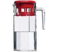 Кувшин стеклянный Kosem Jugs 1235мл с пластиковой крышкой