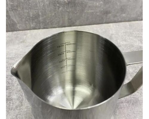 Молочник Kamille (питчер) 550мл (600мл) из нержавеющей стали