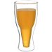Стакан пивной "Beer Bottle" 350мл с двойными стенками, стеклянная термокружка