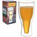 Стакан пивной "Beer Bottle" 350мл с двойными стенками, стеклянная термокружка