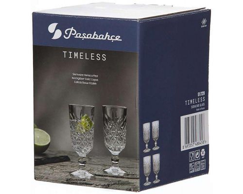 Набор 4 рюмки Pasabahce Timeless 60мл (подарочная упаковка) Набор 4 рюмки Pasabahce Timeless 60мл (подарочная упаковка)