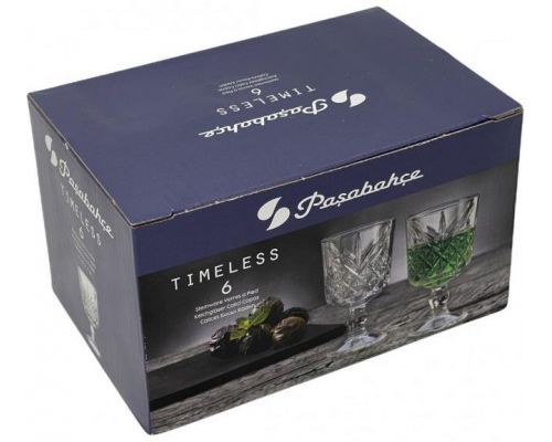 Набор 6 рюмок Pasabahce Timeless 60мл стеклянные