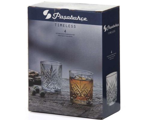 Набор 4 низких стакана Pasabahce Timeless 205мл Набор 4 низких стакана Pasabahce Timeless 205мл