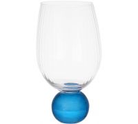 Набор 6 стеклянных стаканов "Bauble Glass" 450мл на синей ножке