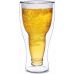 Стакан «Beer Bottle» 350мл с двойными стенками, стеклянная термокружка
