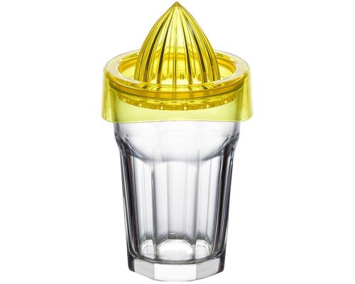 Стакан-фрешница ZestGlass Original 415мл из закаленного стекла с насадкой для фреш (желтый) Стакан-фрешница ZestGlass Original 415мл из закаленного стекла с насадкой для фреш (желтый)