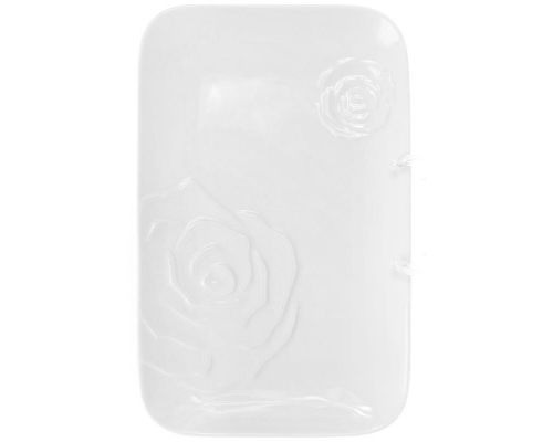 Блюдо фарфоровое "White Rose" прямоугольное 34х21.5см (белый фарфор) Блюдо фарфоровое "White Rose" прямоугольное 34х21.5см (белый фарфор)