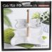 Блюдо фуршетная стойка Ceram-Bamboo 20+27см 2-х ярусная, белый фарфор
