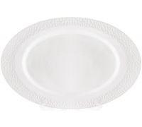 Набор 2 овальных блюда "White City Грация" 42x28см, белый фарфор