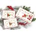 Набор 3 фарфоровых блюда "Merry Christmas" для сервировки в подарочной коробке