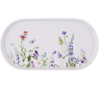 Набор 3 фарфоровых овальных блюда Floral 30х16см