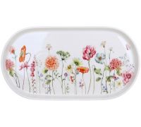 Набор 3 фарфоровых овальных блюда Flower Garden 30х16см