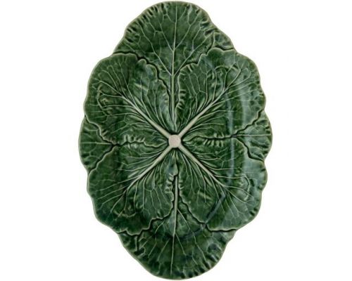 Набор 2 сервировочных блюда Bordallo Pinheiro Cabbage 37x26см Зеленый Набор 2 сервировочных блюда Bordallo Pinheiro Cabbage 37x26см Зеленый