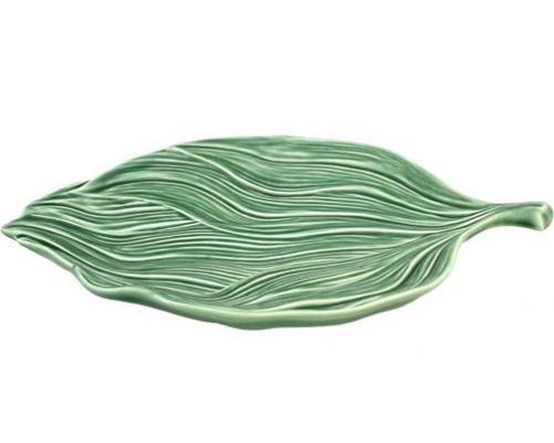 Набор 2 сервировочных блюда Bordallo Pinheiro Leaf 31х20см Зеленые Набор 2 сервировочных блюда Bordallo Pinheiro Leaf 31х20см Зеленые