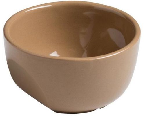 Кокотница керамическая Pyrex Curves Ø7см, коричневая Кокотница керамическая Pyrex Curves Ø7см, коричневая