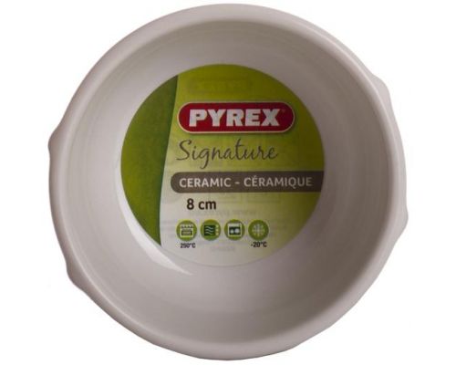 Кокотница керамическая Pyrex Signature Ø8см, серая Кокотница керамическая Pyrex Signature Ø8см, серая