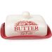 Масленка "Английский Шиповник BUTTER" 18х13.5х8.2см