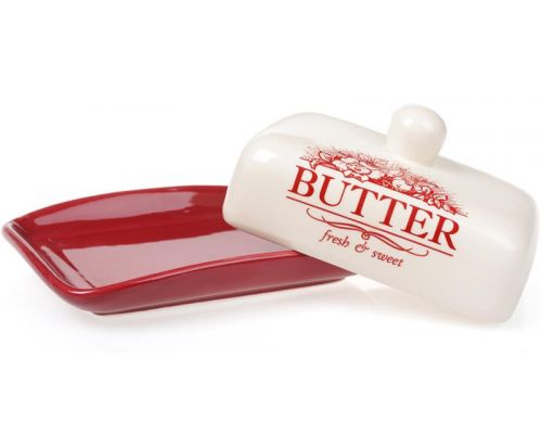 Масленка "Английский Шиповник BUTTER" 18х13.5х8.2см Масленка "Английский Шиповник BUTTER" 18х13.5х8.2см