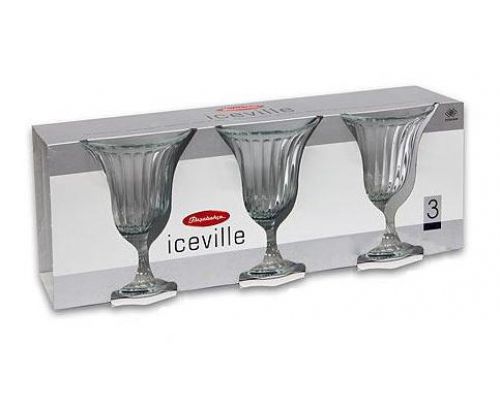 Набор 3 креманки Bistro Ice ville 138х102мм Набор 3 креманки Bistro Ice ville 138х102мм