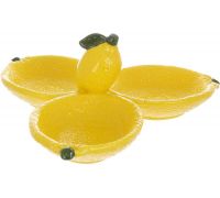 Менажниця керамічна Fruits "Lemon" 24см, лимон