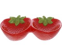 Менажниця керамічна Fruits "Strawberry" 21см, полуниця