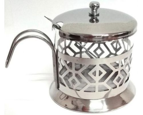 Сахарница Kamille Perlett 200мл с ложечкой