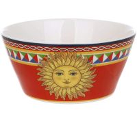 Набор 2 фарфоровые пиалы Sicilia "Sole" 500мл (Солнце)