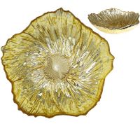 Набор 6 стеклянных пиал "Golden Flower" 450мл