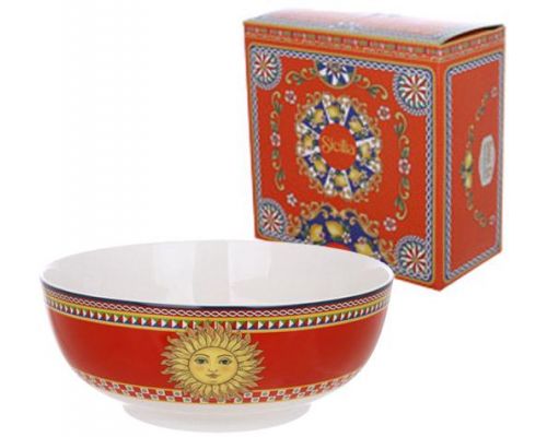 Салатник фарфоровый Sicilia "Sole" 1600мл (Солнце)