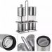 Набор для специй Kamille Grinder Set перцемолка и солонка на подставке 10х14.5см