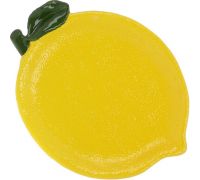 Набор 2 керамические тарелки "Lemon" 30х18см, Желтый лимон