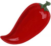 Набор 2 керамические тарелки "Pepper" 22х10см, Красный перец