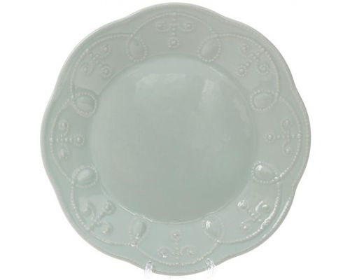 Набор 6 десертных тарелок Leeds Ceramics Ø23см, каменная керамика (мятные) Набор 6 десертных тарелок Leeds Ceramics Ø23см, каменная керамика (мятные)