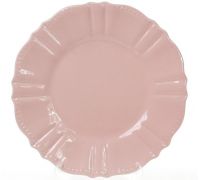 Набор 6 десертных тарелок Leeds Ceramics SUN Ø20см, каменная керамика (розовые)