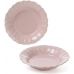 Набор 6 глубоких тарелок Leeds Ceramics SUN Ø23см, каменная керамика (розовый-пепельный)