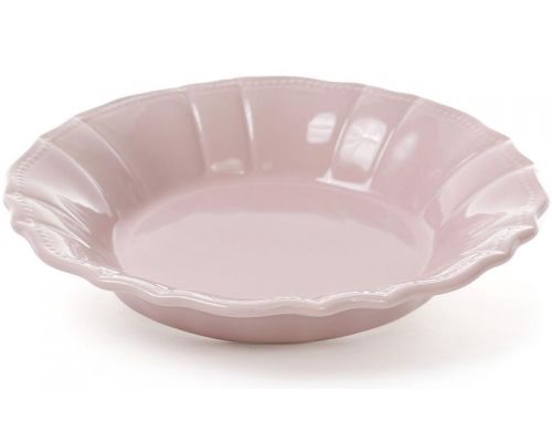 Набор 6 глубоких тарелок Leeds Ceramics SUN Ø23см, каменная керамика (розовый-пепельный) Набор 6 глубоких тарелок Leeds Ceramics SUN Ø23см, каменная керамика (розовый-пепельный)