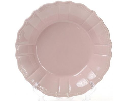 Набор 6 глубоких тарелок Leeds Ceramics SUN Ø23см, каменная керамика (розовый-пепельный) Набор 6 глубоких тарелок Leeds Ceramics SUN Ø23см, каменная керамика (розовый-пепельный)